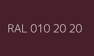 Color RAL 010 20 20