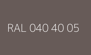 Color RAL 040 40 05