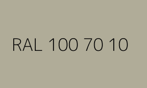 Color RAL 100 70 10