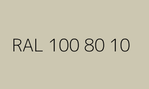 Color RAL 100 80 10