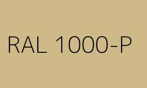 Color RAL 1000-P