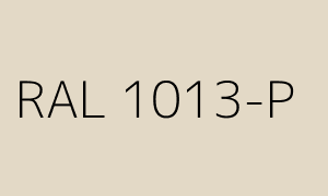 Color RAL 1013-P