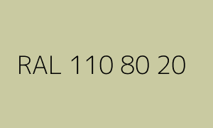 Color RAL 110 80 20