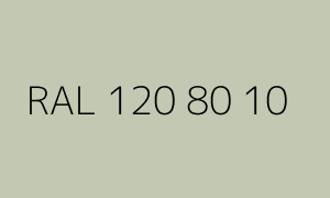 Color RAL 120 80 10