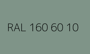 Color RAL 160 60 10