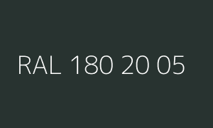 Color RAL 180 20 05