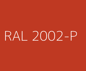 Color RAL 2002-P VERMILION