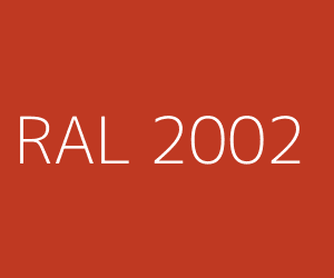 Color RAL 2002 VERMILION