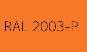 Color RAL 2003-P