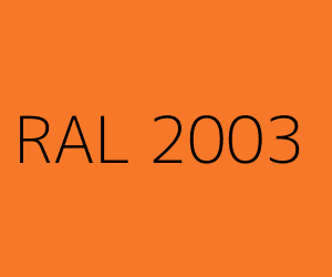 Color RAL 2003 PASTEL ORANGE