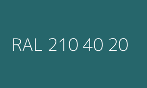 Color RAL 210 40 20