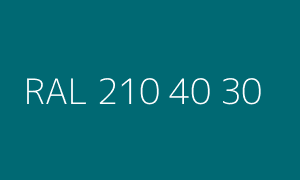 Color RAL 210 40 30