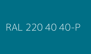 Color RAL 220 40 40-P