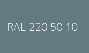 Color RAL 220 50 10