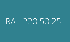 Color RAL 220 50 25