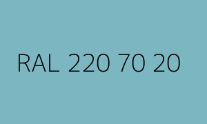 Color RAL 220 70 20