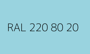 Color RAL 220 80 20