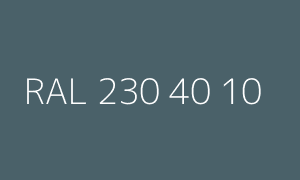 Color RAL 230 40 10
