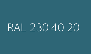 Color RAL 230 40 20