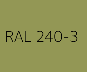 Color RAL 240-3 