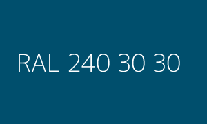 Color RAL 240 30 30