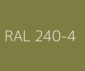 Color RAL 240-4 