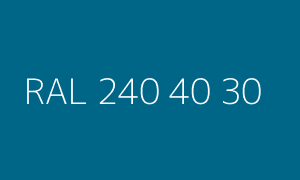 Color RAL 240 40 30