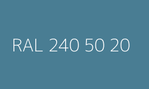 Color RAL 240 50 20
