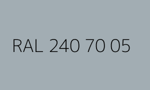 Color RAL 240 70 05
