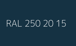 Color RAL 250 20 15