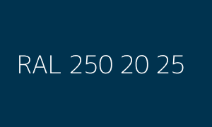 Color RAL 250 20 25