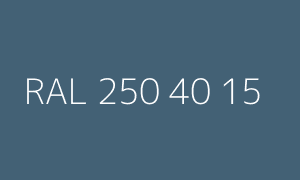 Color RAL 250 40 15