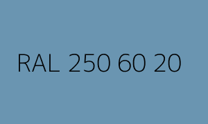 Color RAL 250 60 20