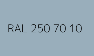 Color RAL 250 70 10