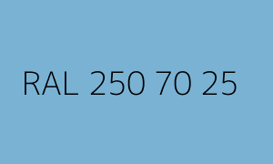 Color RAL 250 70 25
