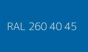 Color RAL 260 40 45