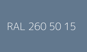 Color RAL 260 50 15