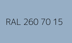 Color RAL 260 70 15