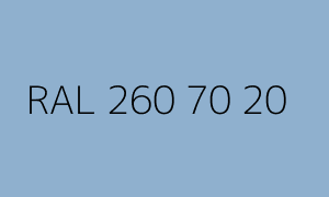Color RAL 260 70 20