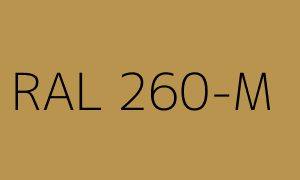 Color RAL 260-M