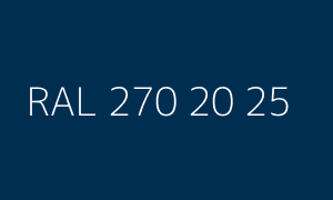 Color RAL 270 20 25