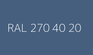 Color RAL 270 40 20