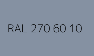 Color RAL 270 60 10