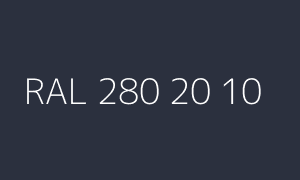 Color RAL 280 20 10