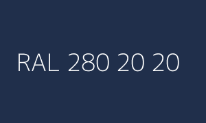 Color RAL 280 20 20