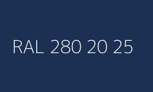 Color RAL 280 20 25