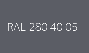 Color RAL 280 40 05