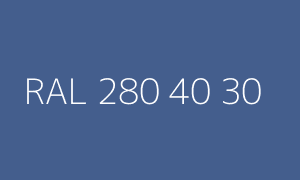 Color RAL 280 40 30