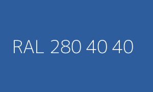 Color RAL 280 40 40