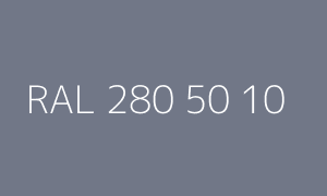 Color RAL 280 50 10